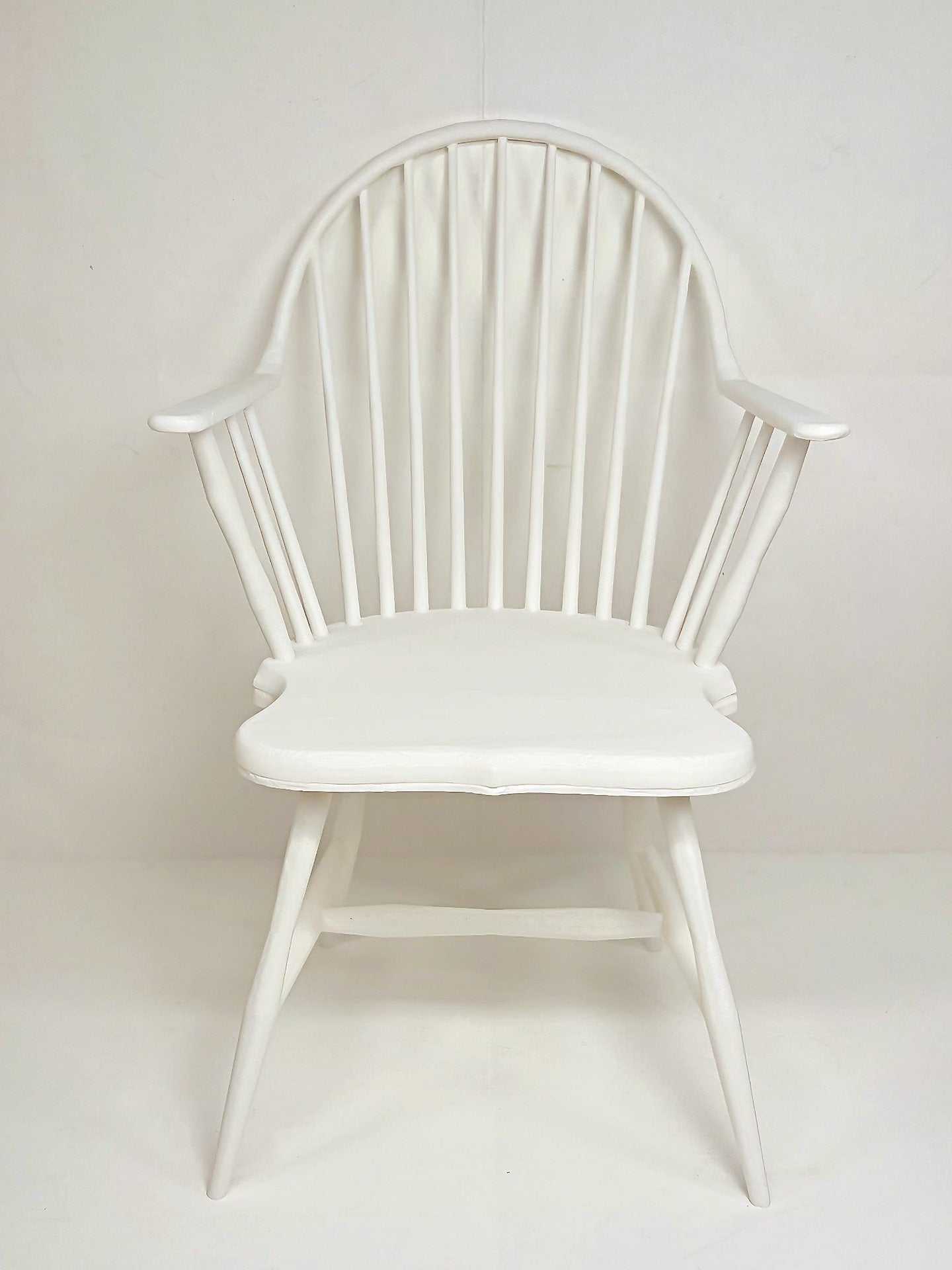 Sillón individual estilo Windsor a escala 1:6, muebles para casa de muñecas en miniatura