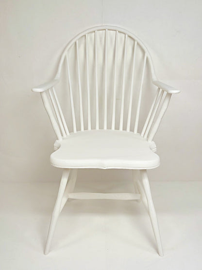 Sillón individual estilo Windsor a escala 1:6, muebles para casa de muñecas en miniatura