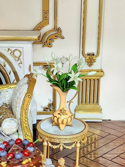 Jarrón de casa de muñecas en miniatura, escala 1:8, escala 1:10, escala 1:12, accesorio BJD