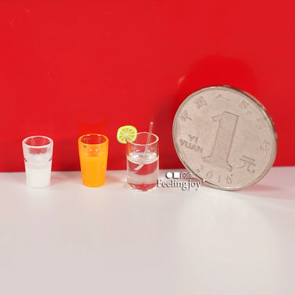 Accesorio de puesto de limonada para casa de muñecas en miniatura a escala 1:12, modelo BJD, muebles en miniatura, exhibición de escena forestal DIY