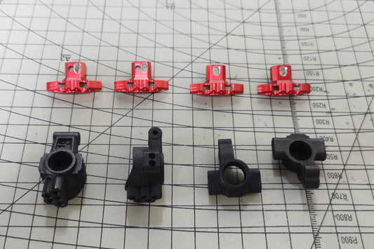 Adaptador de disco de freno de pinza de chasis Yd 2 a escala 1:10, buje de dirección para coche de derrape RC