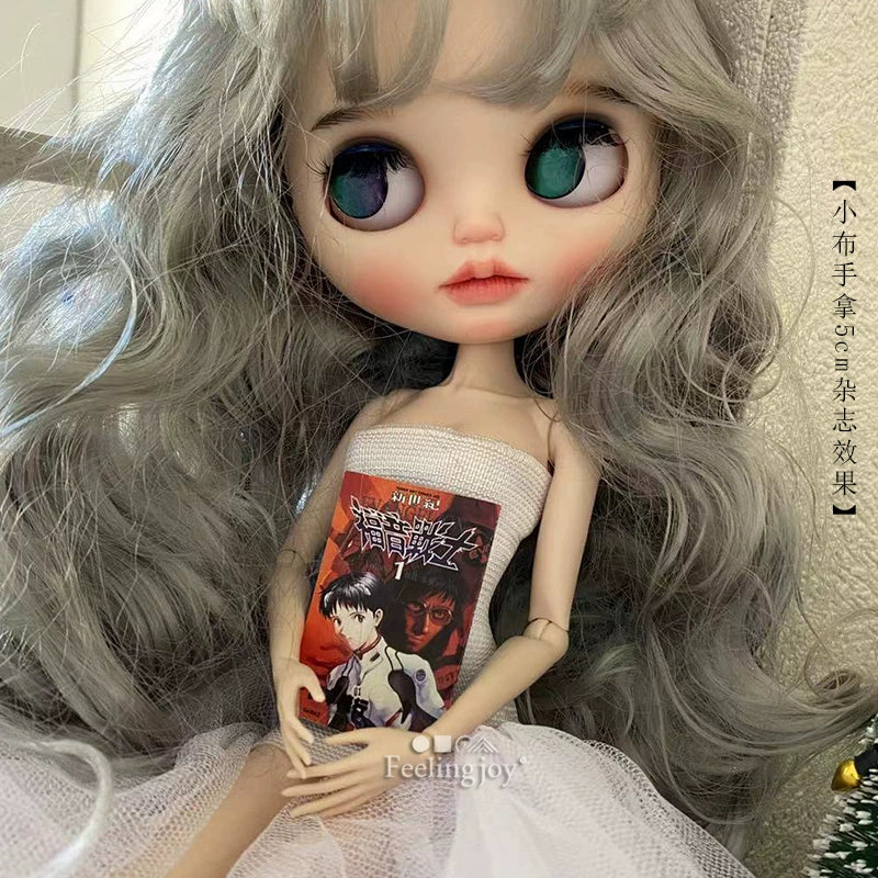 Ensemble de livres et magazines miniatures à l'échelle 1:6 pour maison de poupée BJD, accessoires sur le thème d'Harry Potter
