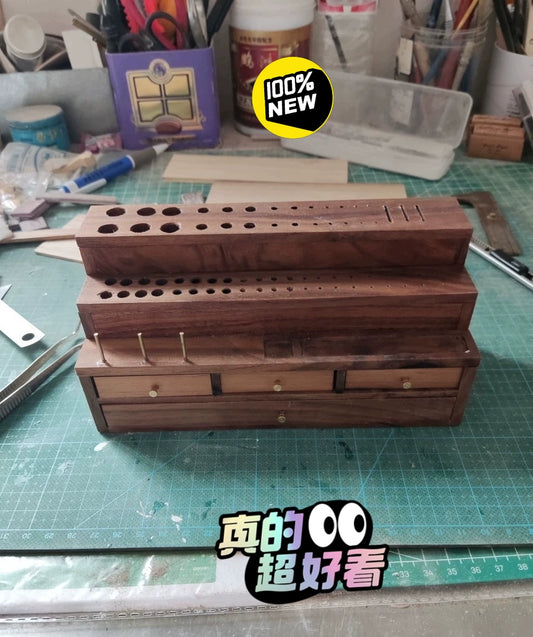 Escritorio en miniatura a escala 1:6 para muebles de casa de muñecas BJD Blythe