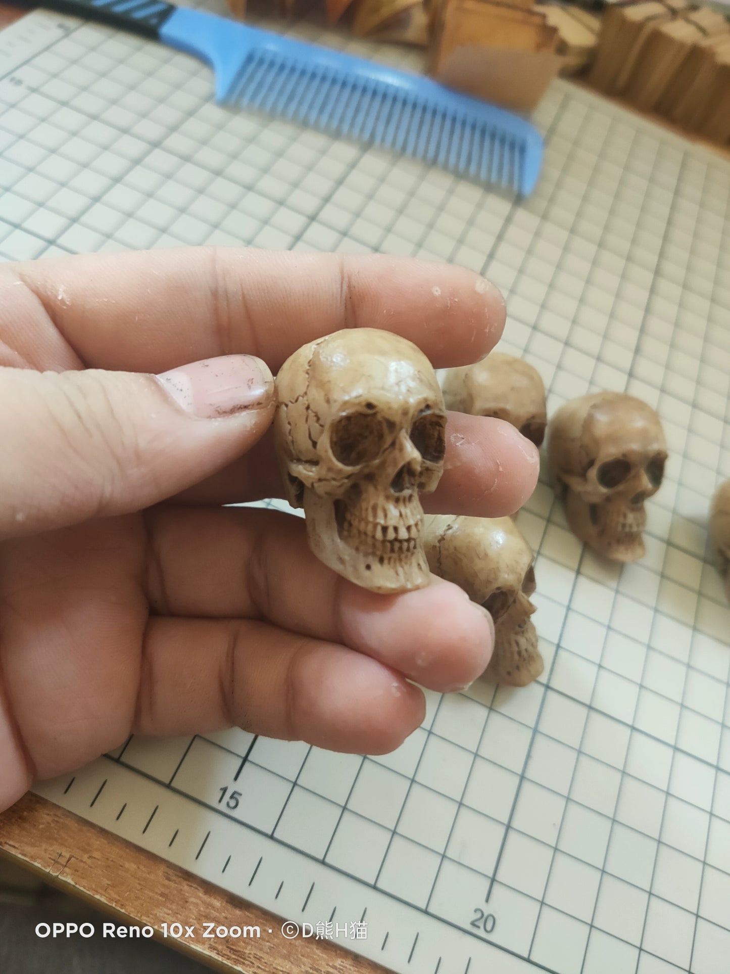 1:6 Scale BJD Blythe OB11 Skull Specimen Miniature Dollhouse Accessory