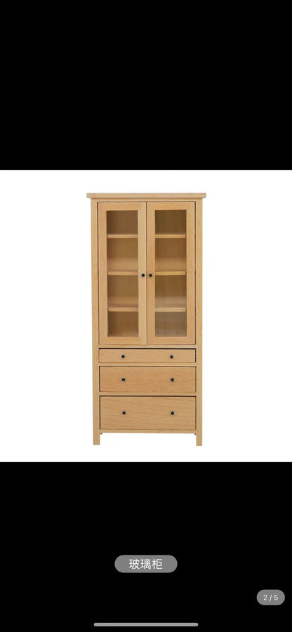 1:12 Scale Miniature Bookcase Wooden Cabinet Dollhouse Furniture Miniature Toy For Display Not For Real Use