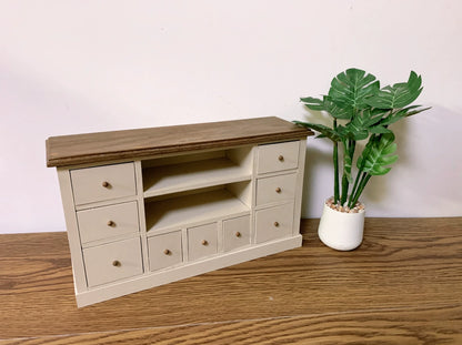 1:6 Scale Wooden Cabinet Dollhouse Furniture Miniature Bookcase TV Stand Kitchen Island Display Shelf For Blythe Dolls