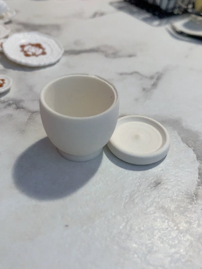 1:12 Scale Miniature Clay Pot Dollhouse Decor Accessory For Miniature Display