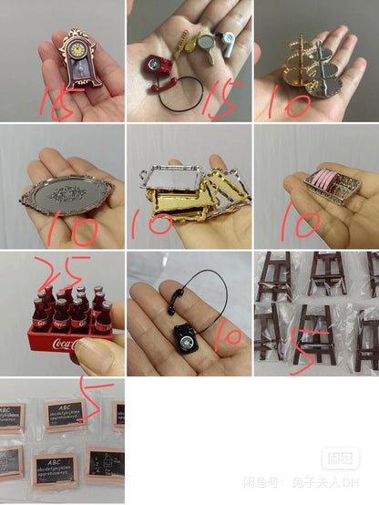 1:12 Scale 1:8 Scale 1:6 Scale BJD Blythe Ob11 Miniature Dollhouse Furniture