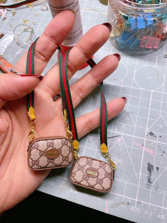 Bolso de diseñador en miniatura a escala 1:6 y 1:12, accesorio para casa de muñecas