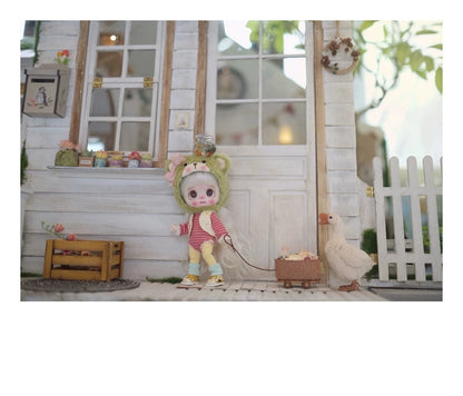 1:12 Scale Miniature Cart Dollhouse Furniture With Paper Rattan For BJD Dolls Free Shipping Over 100 Items