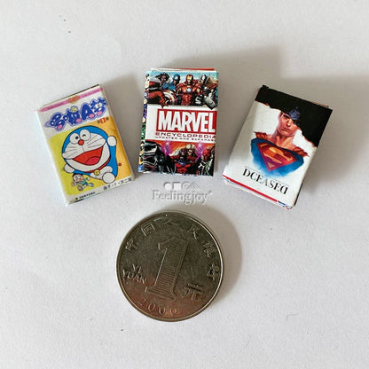 Ensemble de livres et magazines miniatures à l'échelle 1:6 pour maison de poupée BJD, accessoires sur le thème d'Harry Potter