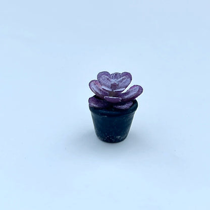 1:12 Scale Miniature Wooden Flower Stand With Potted Plants For Dollhouse Garden Scene BJD Furniture