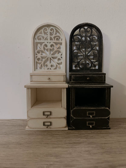 1:6 Scale Wooden Cabinet Wall Shelf Kitchenware Display Miniature Dollhouse Furniture For Blythe Dolls