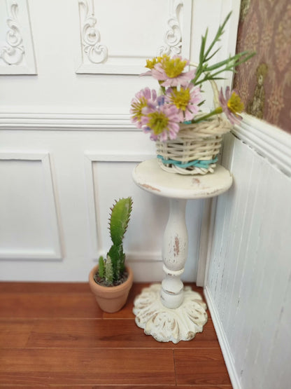 1:6 Scale Miniature Flower Stand For BJD Doll Blythe And Ob24 Dollhouse Scene