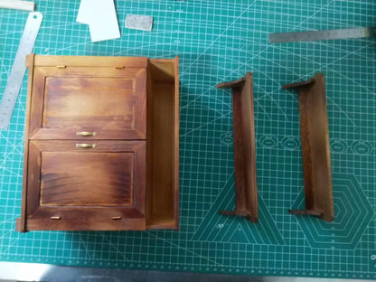 Mueble de madera en miniatura para casa de muñecas BJD, Blythe, Holala, Ob11, escala 1:6