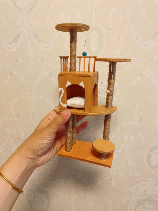 Ensemble de meubles miniatures pour maison de poupée, échelle 1:6, pour salle de jeux pour animaux de compagnie