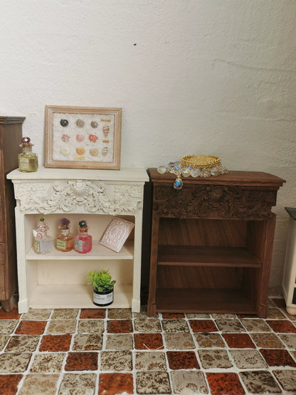 1:6 Scale Vintage Wooden Fireplace Miniature Dollhouse Furniture For Blythe BJD Photography Props