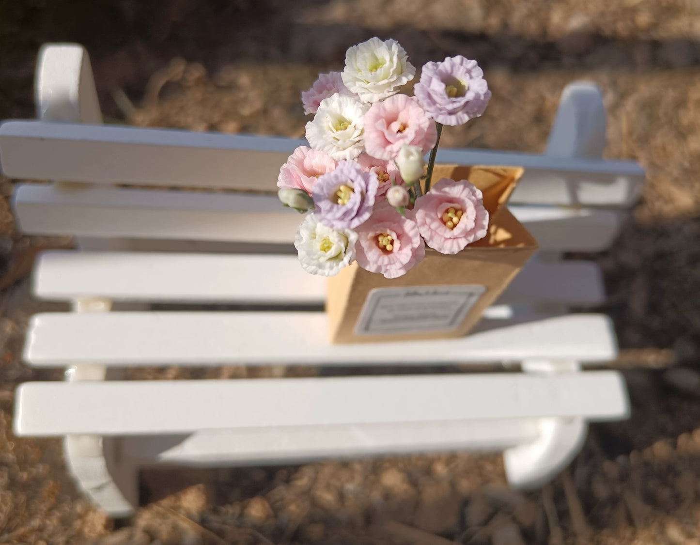 1:6 Scale Miniature Clay Flower Dollhouse Decor BJD Blythe Ob Accessory