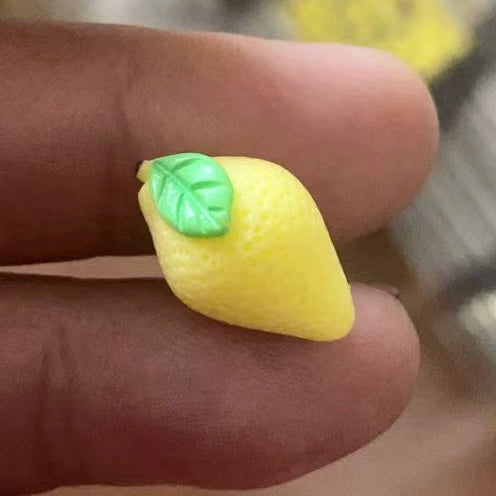 Accesorios para casas de muñecas en miniatura a escala 1:12, modelo de fruta falsa realista.