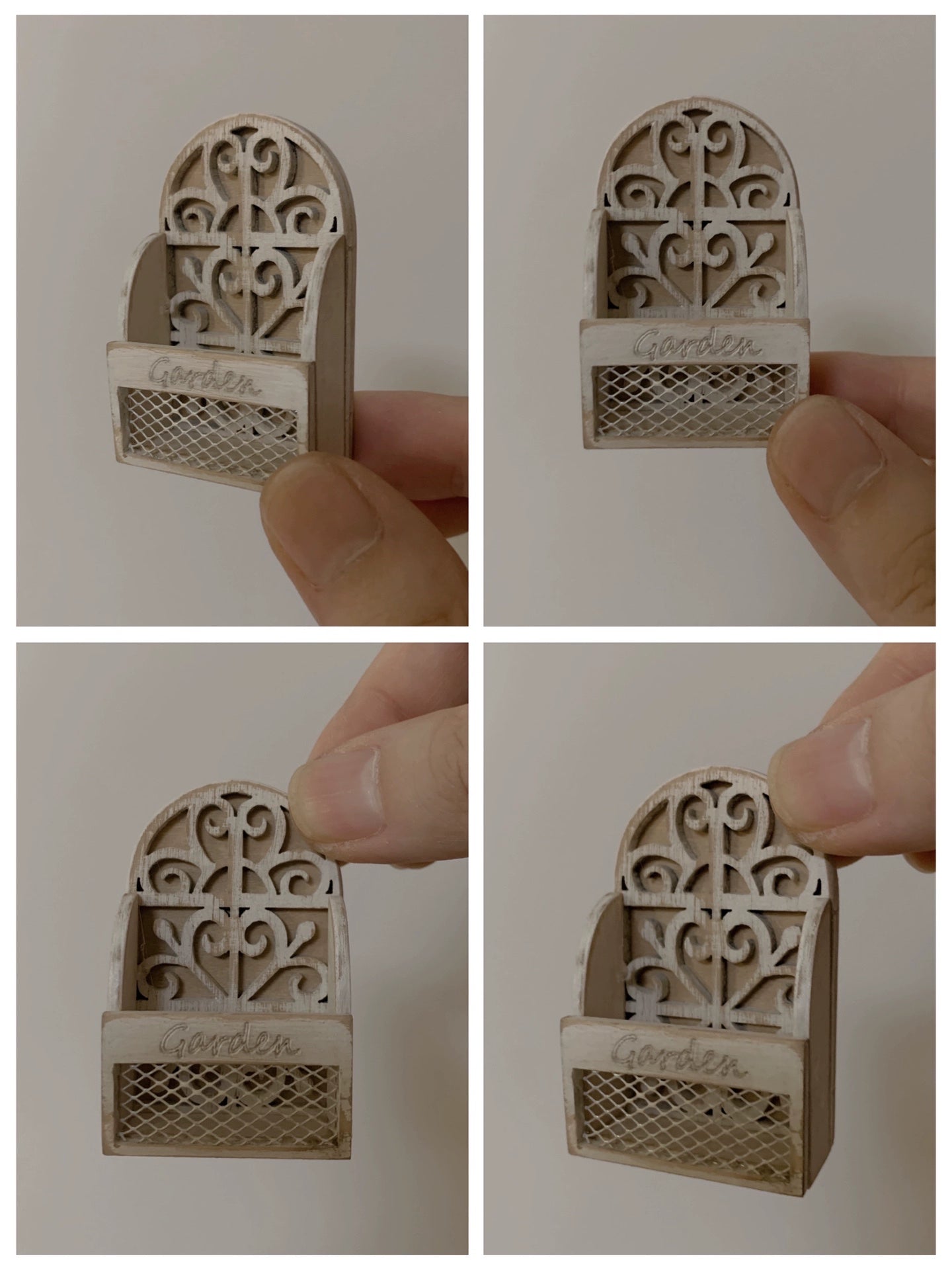 1:6 Scale Wooden Cabinet Wall Shelf Kitchen Storage Miniature Dollhouse Furniture For Blythe Doll