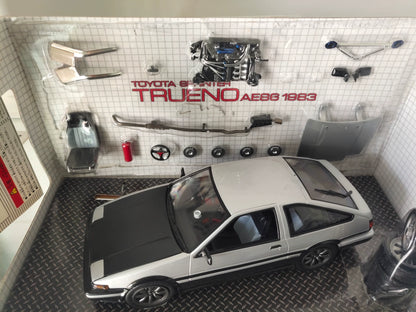 1:24 Scale Hotworks Miniature AE86 Model Car
