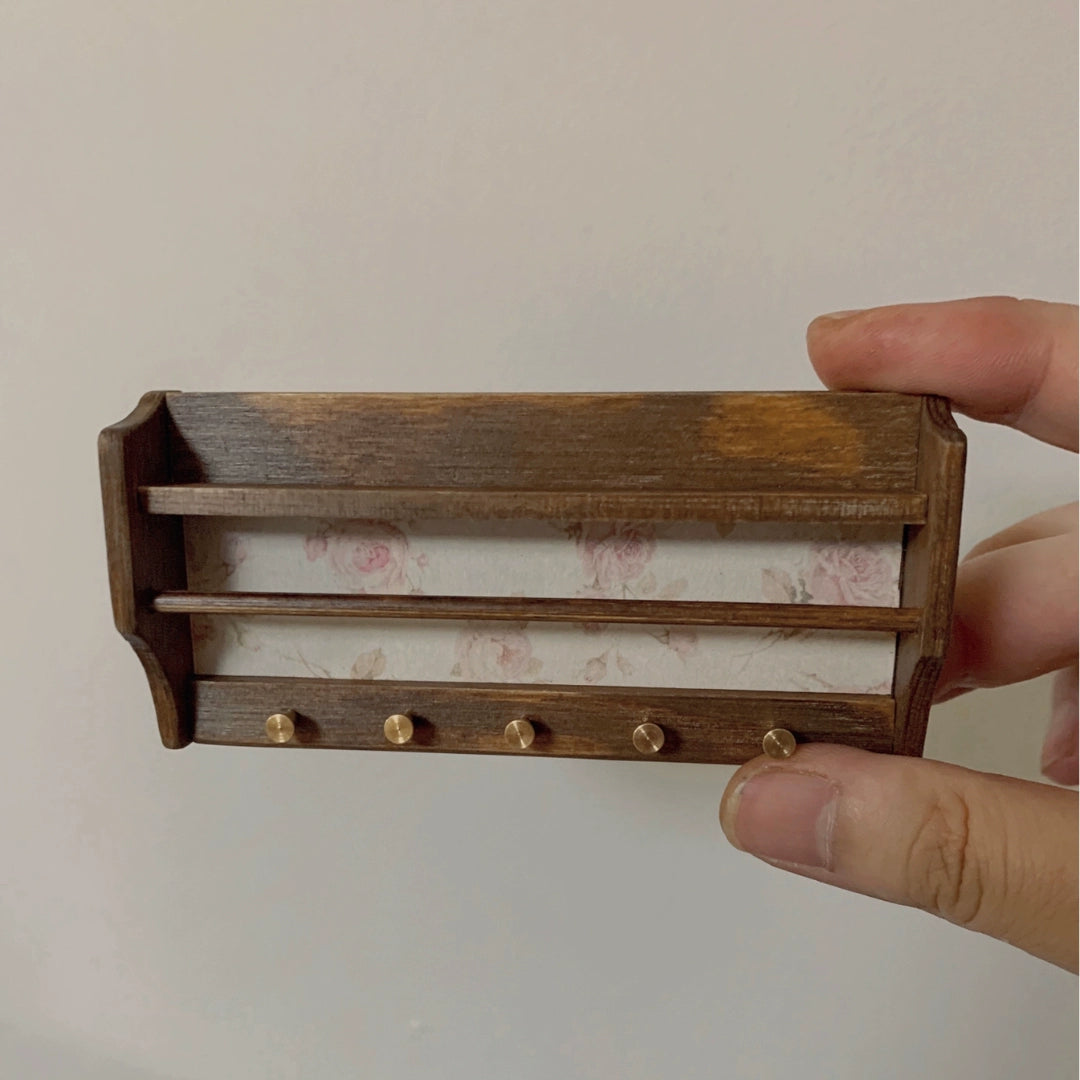 1:6 Scale 1:12 Scale Miniature Dollhouse Furniture Wooden Shelf Kitchen Spice Rack For Blythe Dolls