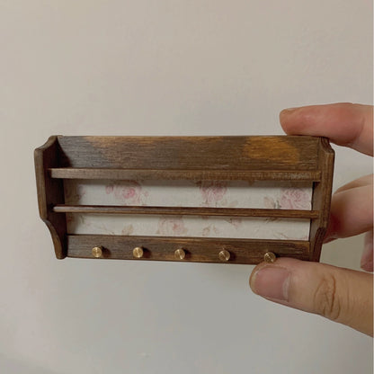 1:6 Scale 1:12 Scale Miniature Dollhouse Furniture Wooden Shelf Kitchen Spice Rack For Blythe Dolls