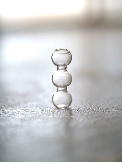 Vase miniature en verre à l'échelle 1:6, accessoire pour maison de poupée BJD Blythe, mini meuble décoratif
