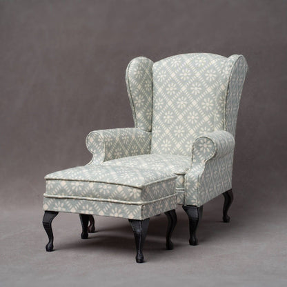 Sillón individual a escala 1:6, muebles en miniatura para casa de muñecas