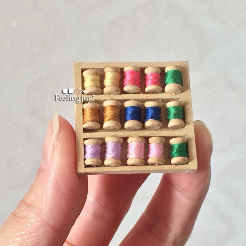Accessoires de poupée BJD échelle 1:6, scène de maison de poupée miniature, kit de couture coloré