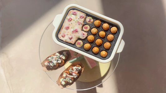 1:12 Scale Miniature Takoyaki Food Set For Dollhouse Kitchen Accessories