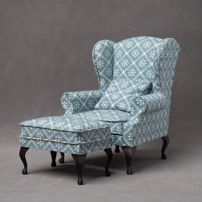 Sillón individual a escala 1:6, muebles en miniatura para casa de muñecas