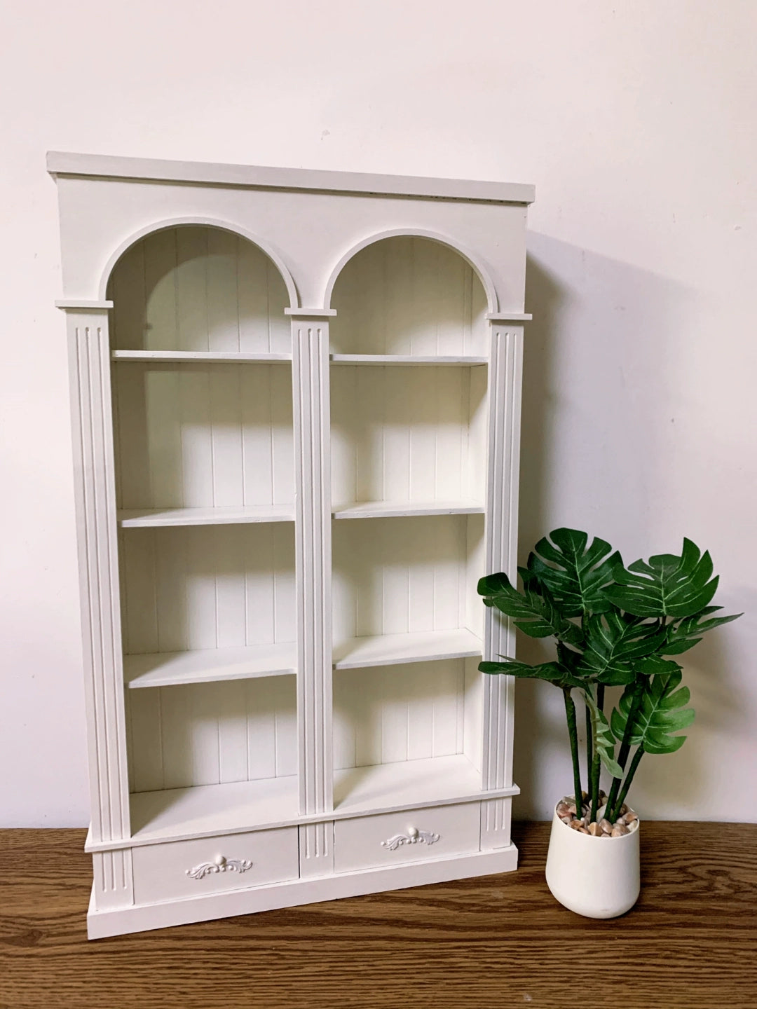 1:6 Scale Wooden Cabinet Bookcase Shelf Miniature Dollhouse Furniture For Blythe Dolls