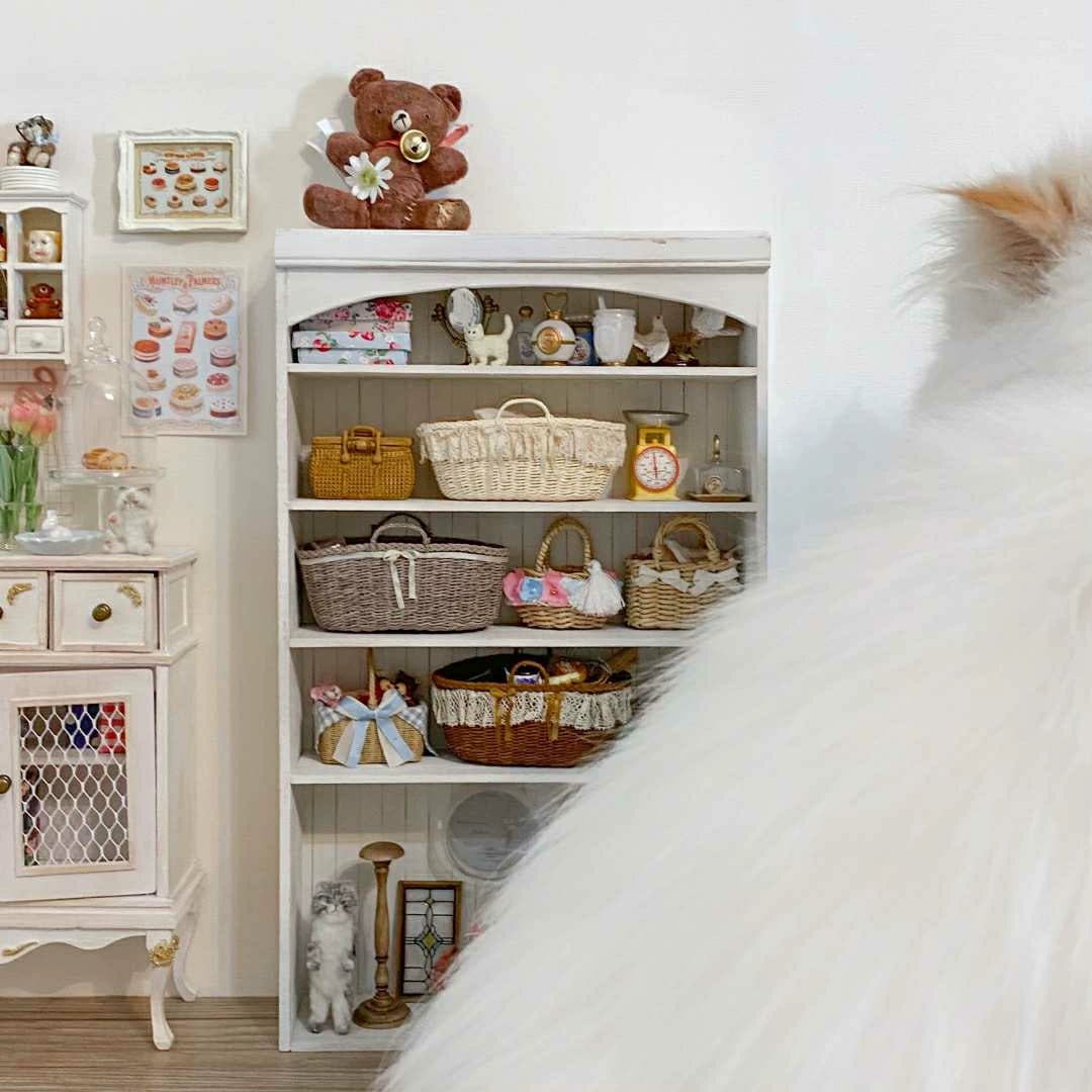 Mueble de madera en miniatura para casa de muñecas BJD Blythe a escala 1:6