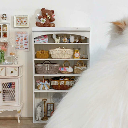 Mueble de madera en miniatura para casa de muñecas BJD Blythe a escala 1:6