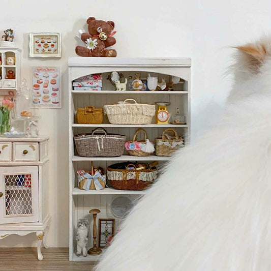 Mueble de madera en miniatura para casa de muñecas BJD Blythe a escala 1:6