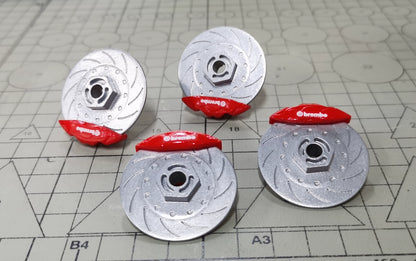Étrier de frein à disque pour voiture de drift, échelle 1:10, pour 3Racing Sakura D4 D5 Series D5S, pièces de voiture miniature RC