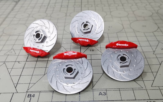 Disco de freno de pinza para coche de derrape a escala 1:10 para 3Racing Sakura D4 D5 Series D5S, piezas de coche RC en miniatura