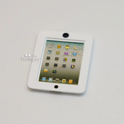 Tablette miniature en métal à l'échelle 1:6, accessoire pour meubles miniatures de maison de poupée BJD