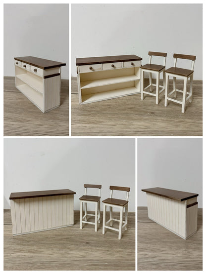 1:6 Scale Miniature Nordic Retro Wooden Cabinet For Blythe Dollhouse Custom Handmade Furniture