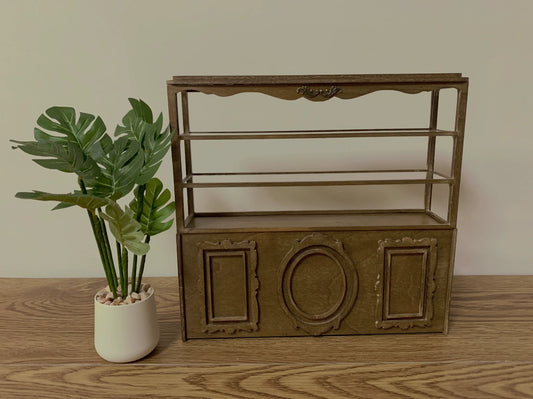 1:6 Scale 1:12 Scale Wooden Bread Cabinet Cake Display Miniature Dollhouse Furniture For Blythe Dolls