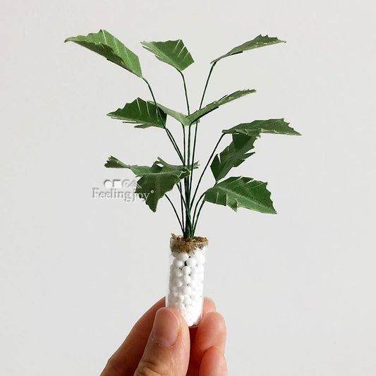 Accessoires miniatures pour maison de poupée à l'échelle 1:6 : plantes en pot réalistes pour poupées BJD, accessoires de photographie