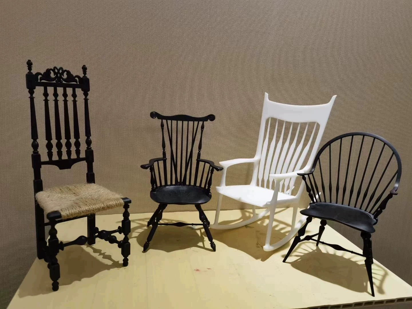 1:12 Scale Windsor Chair Miniature Dollhouse Furniture