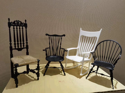 1:12 Scale Windsor Chair Miniature Dollhouse Furniture