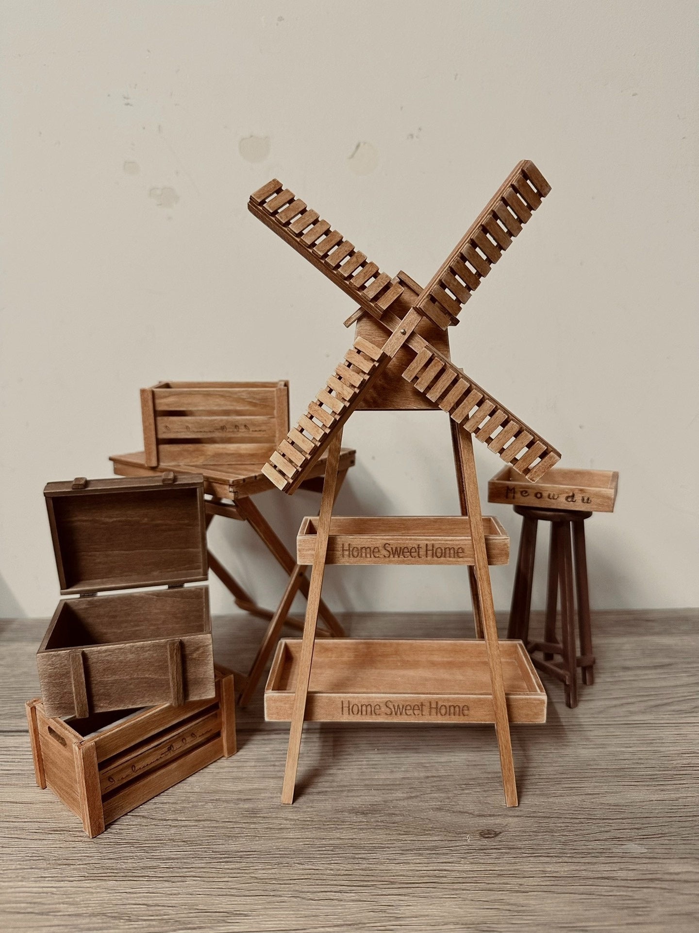 1:6 Scale Nordic Style Miniature Furniture For Blythe And Ob11 Dolls Custom Handmade Dollhouse Accessories