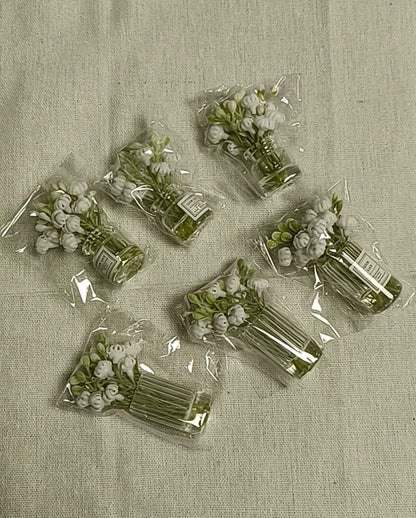 1:6 Scale 1:12 Scale Blythe BJD Miniature Jasmine Flower Vase Dollhouse Decor