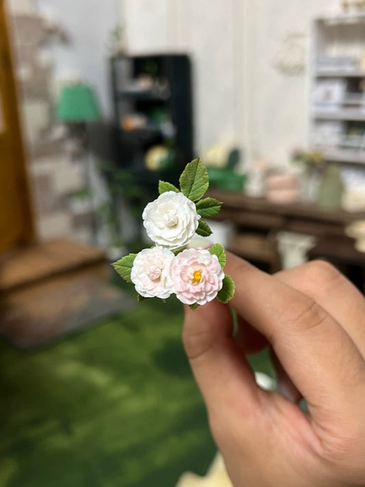 1:6 Scale Miniature European Rose Blythe Dollhouse Accessory