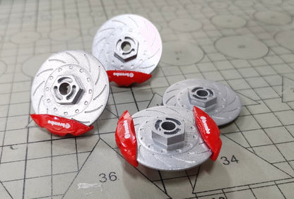 Étrier de frein à disque pour voiture de drift, échelle 1:10, pour 3Racing Sakura D4 D5 Series D5S, pièces de voiture miniature RC