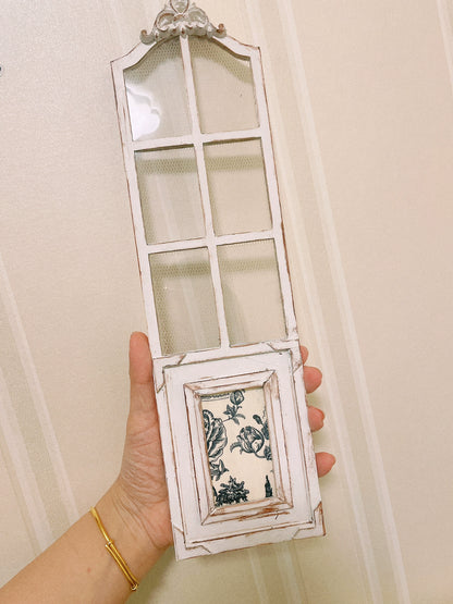 1:6 Scale Miniature Dollhouse Background Hand Painted Vintage Folding Screen For Blythe Doll Photography