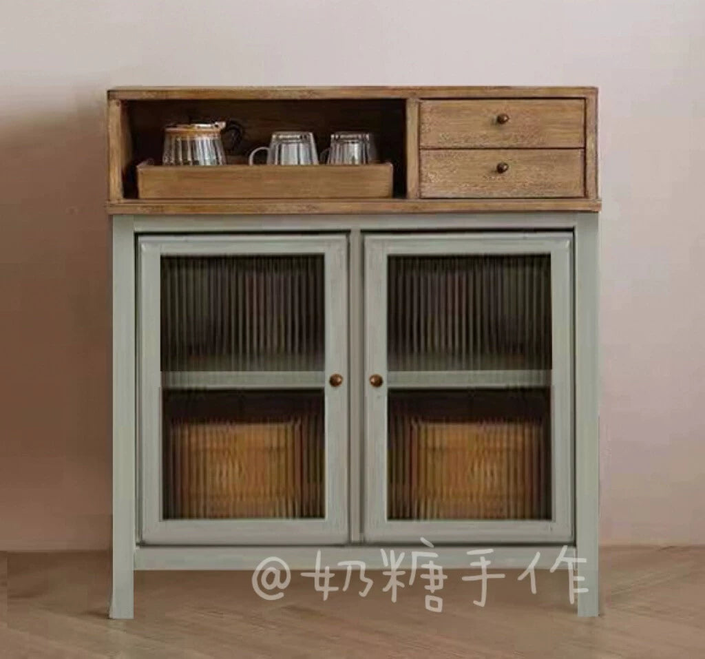 1:6 Scale Miniature Sideboard Cabinet Vintage Dollhouse Furniture For Blythe Dolls
